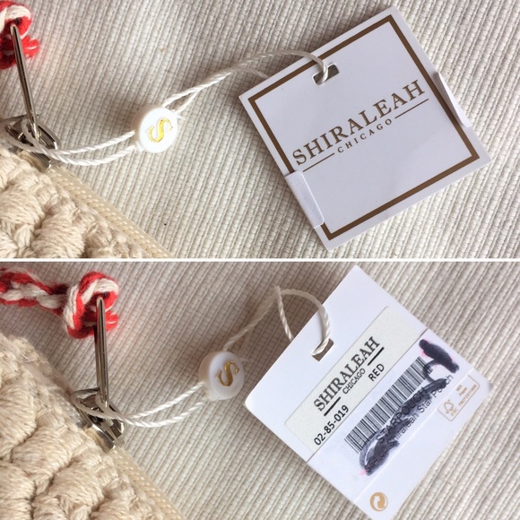 NWT Shiraleah Chicago Star clutch bag with tassels - Picture 8 of 8